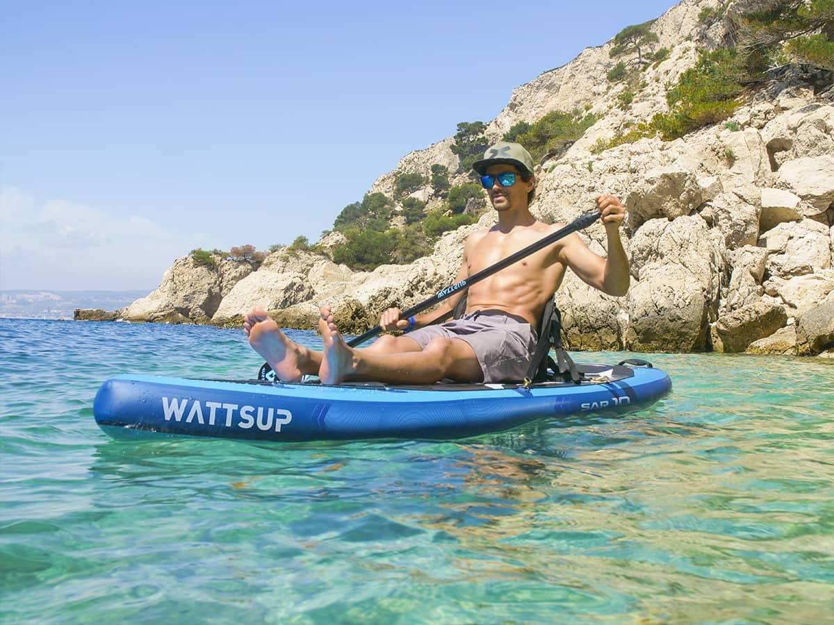 Nafukovací paddleboard Wattsup Sar - 100x32x6 kajakova sedacka